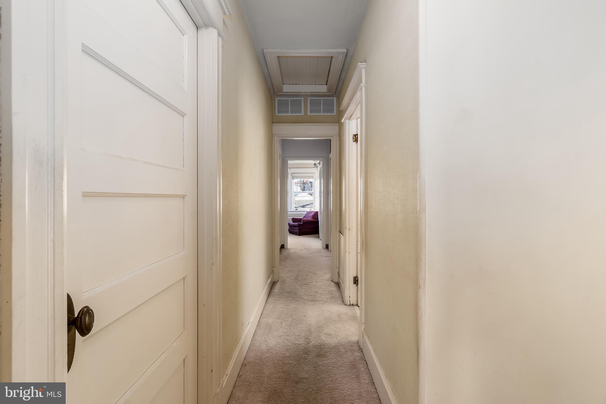 4413 7th Street Northwest Washington, DC 20011 - Photo 10 of 20 a view of a hallway with wooden floor