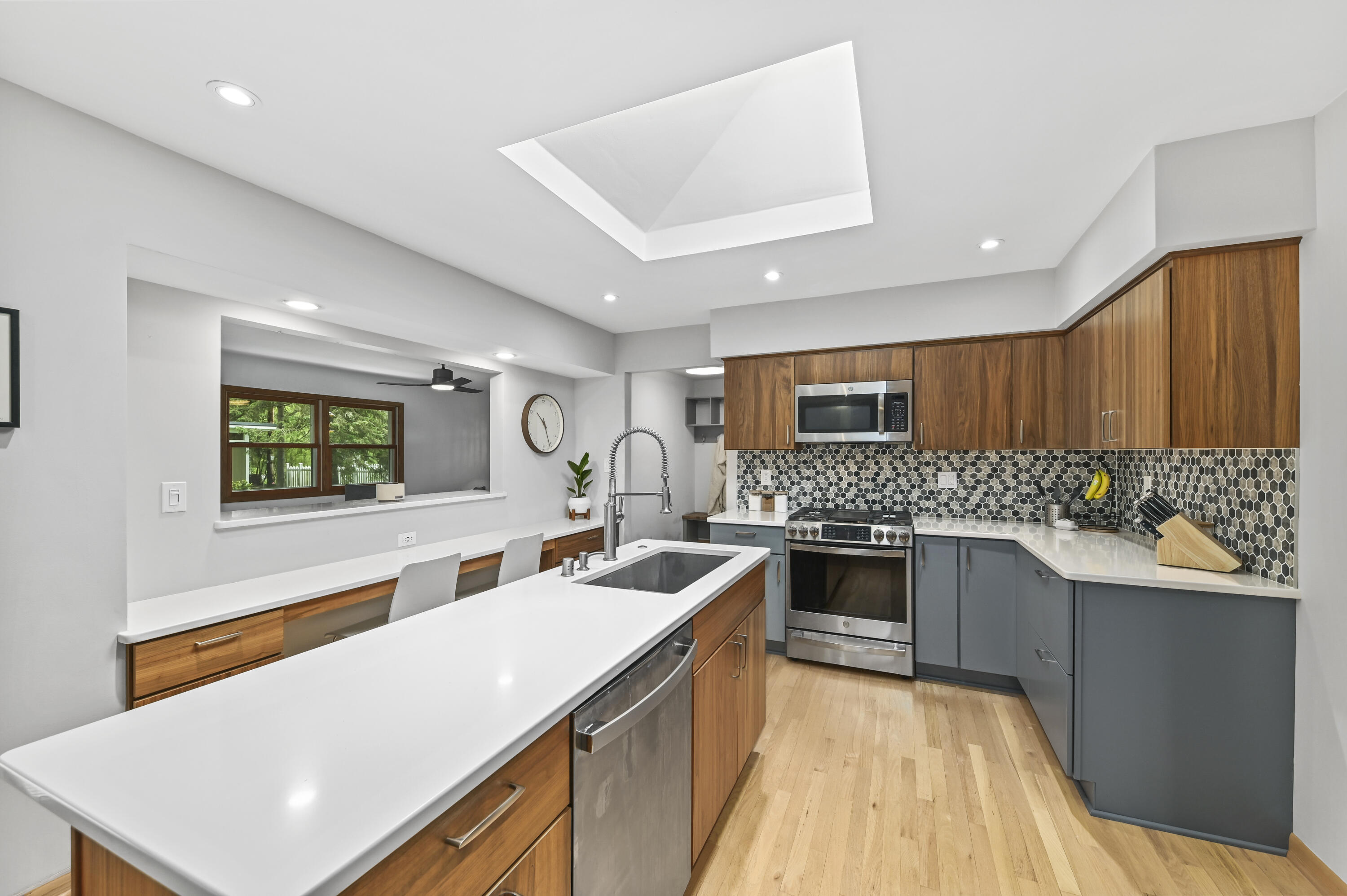 17465 Windemere Road Brookfield, WI 53045 - Photo 7 of 37 Custom teak kitchen cabinets from Nonn's