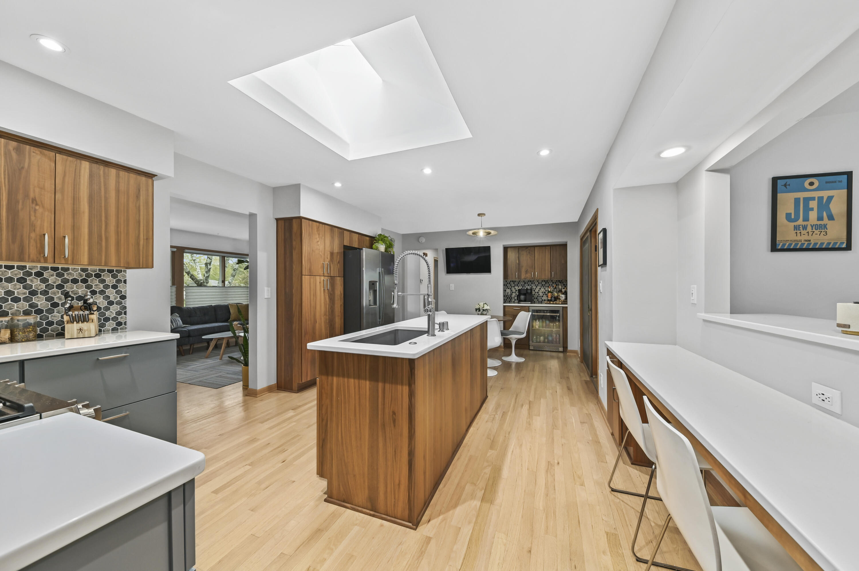 17465 Windemere Road Brookfield, WI 53045 - Photo 10 of 37 Updated kitchen with skylight