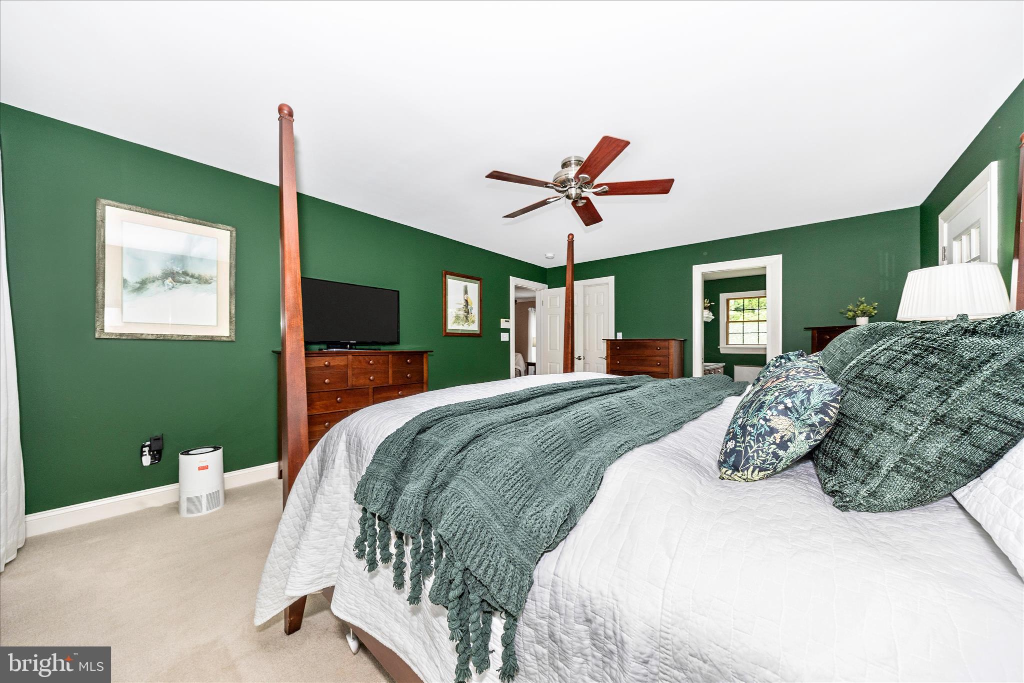 15810 Spade Road Hagerstown, MD 21740 - Photo 19 of 76 a bedroom with a large bed and a window