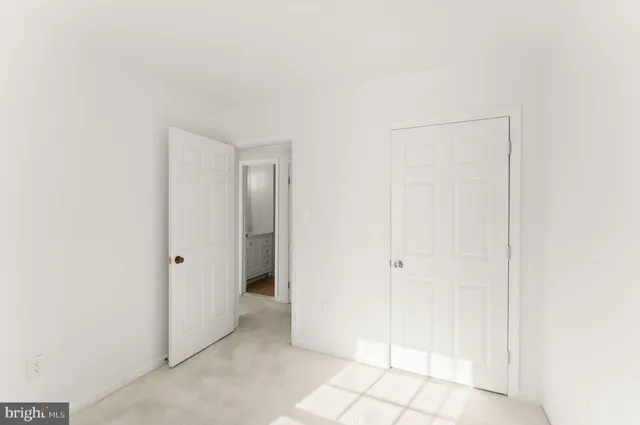 a view of an empty room