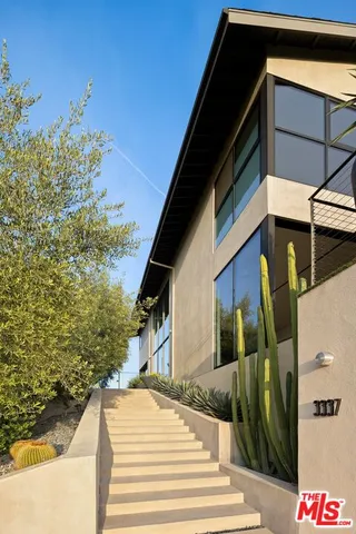 a view of a house with a door