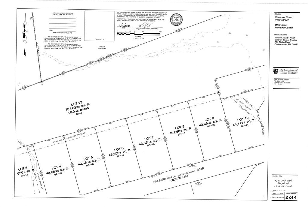 Lot 9 Foxboro Road Wrentham, MA 02093 - Photo 1 of 2 Gallery Image 1
