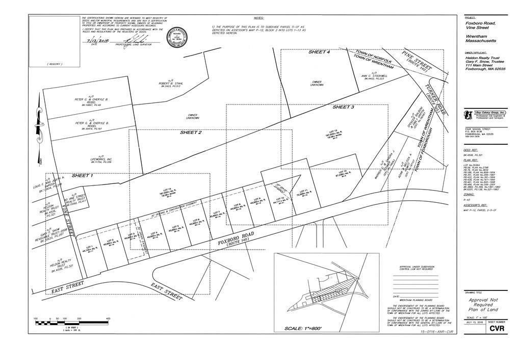 Lot 9 Foxboro Road Wrentham, MA 02093 - Photo 2 of 2 Gallery Image 2
