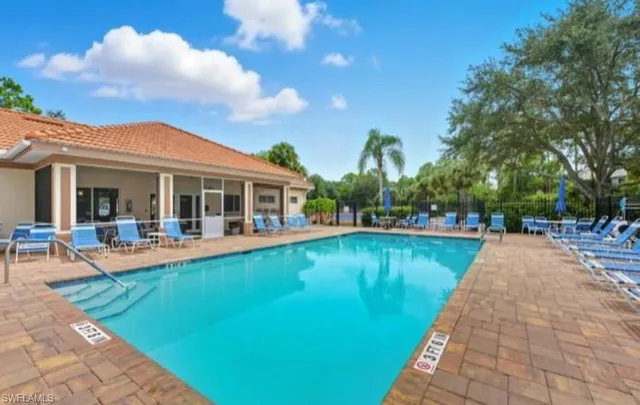 a view of outdoor space yard swimming pool and patio