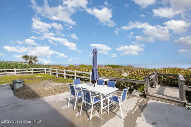 a view of an ocean and beach