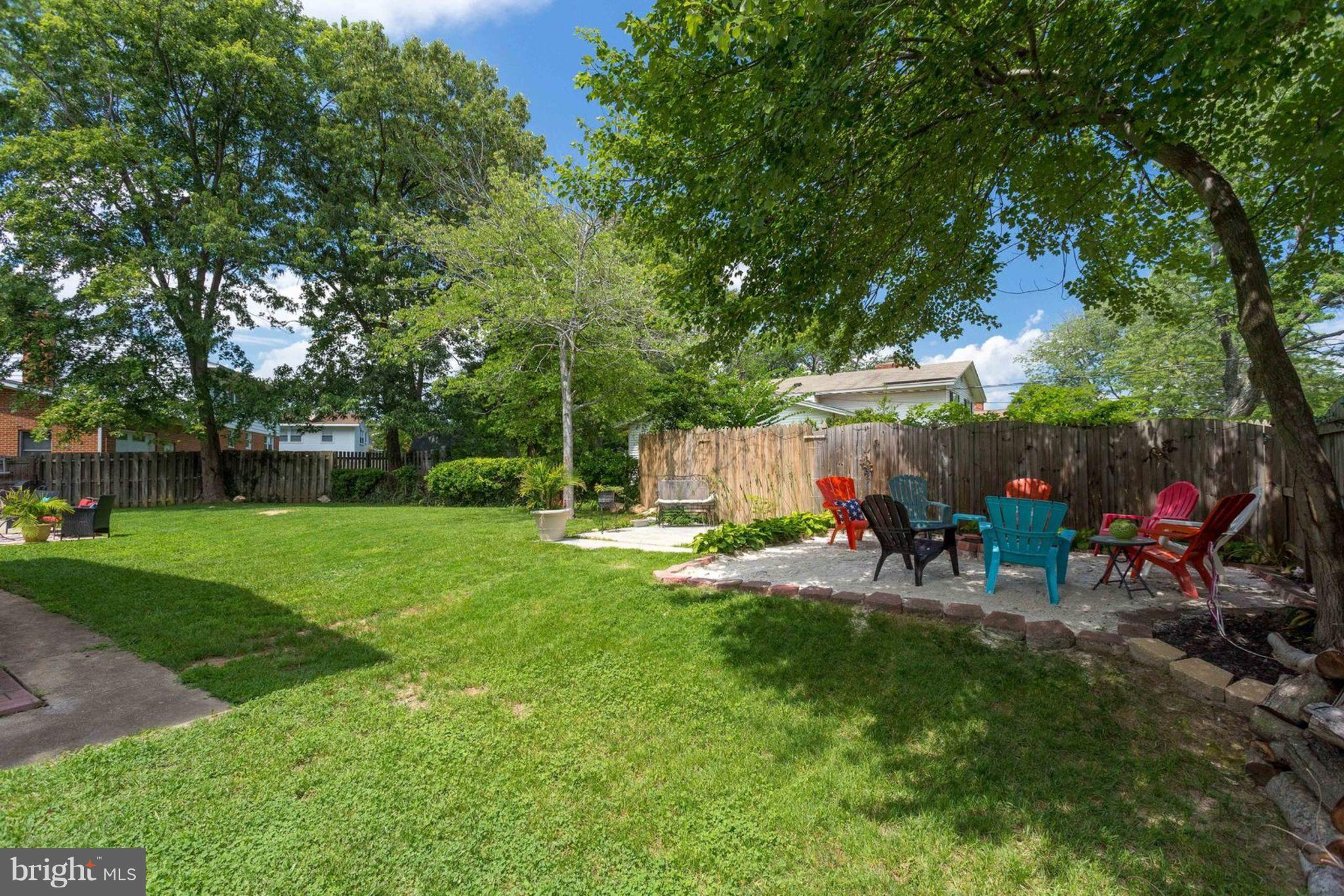6420 Meriwether Lane Springfield, VA 22150 - Photo 22 of 27 Attractive backyard w/ hardscaping