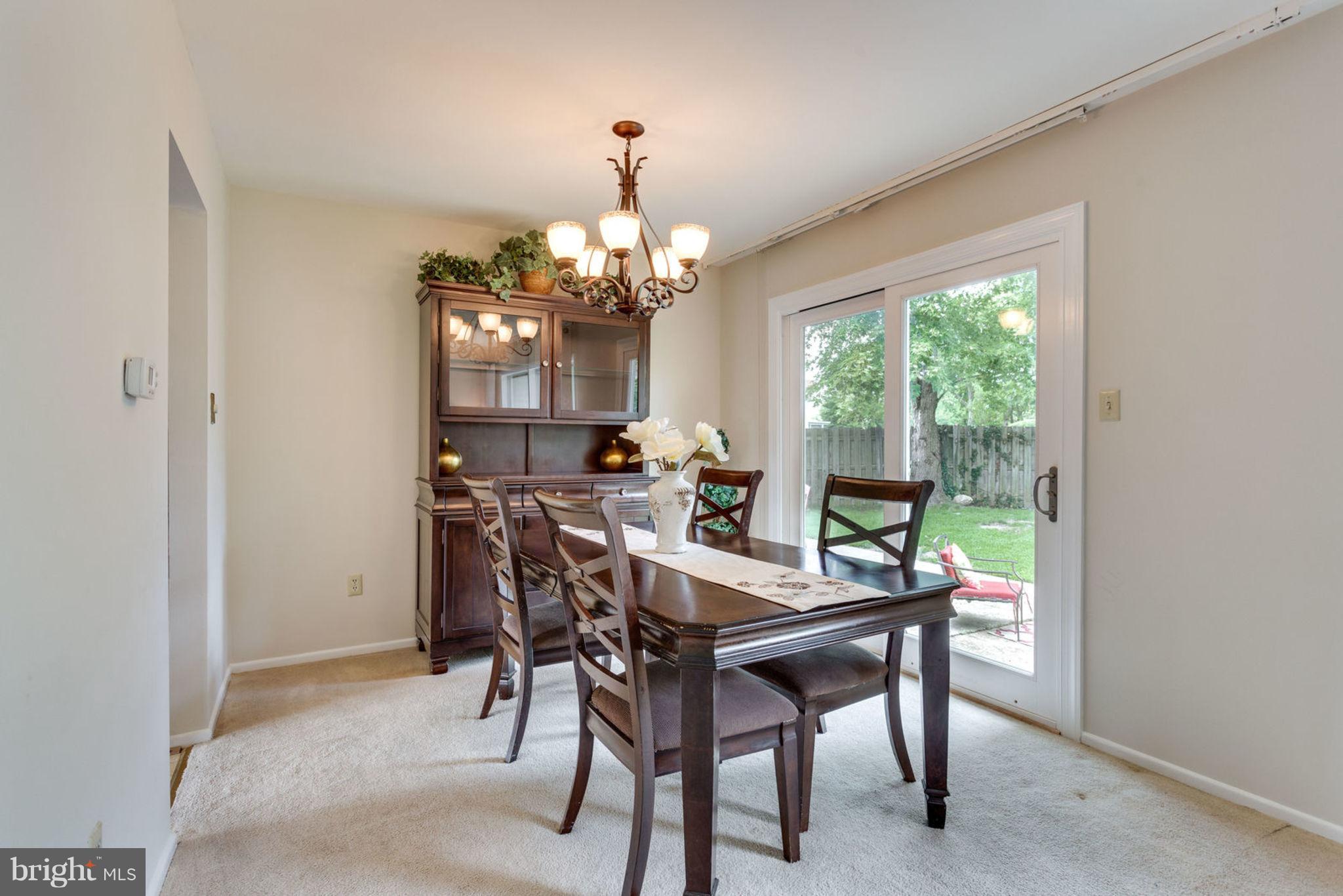 6420 Meriwether Lane Springfield, VA 22150 - Photo 6 of 27 Dining room with door leading to backyard patio