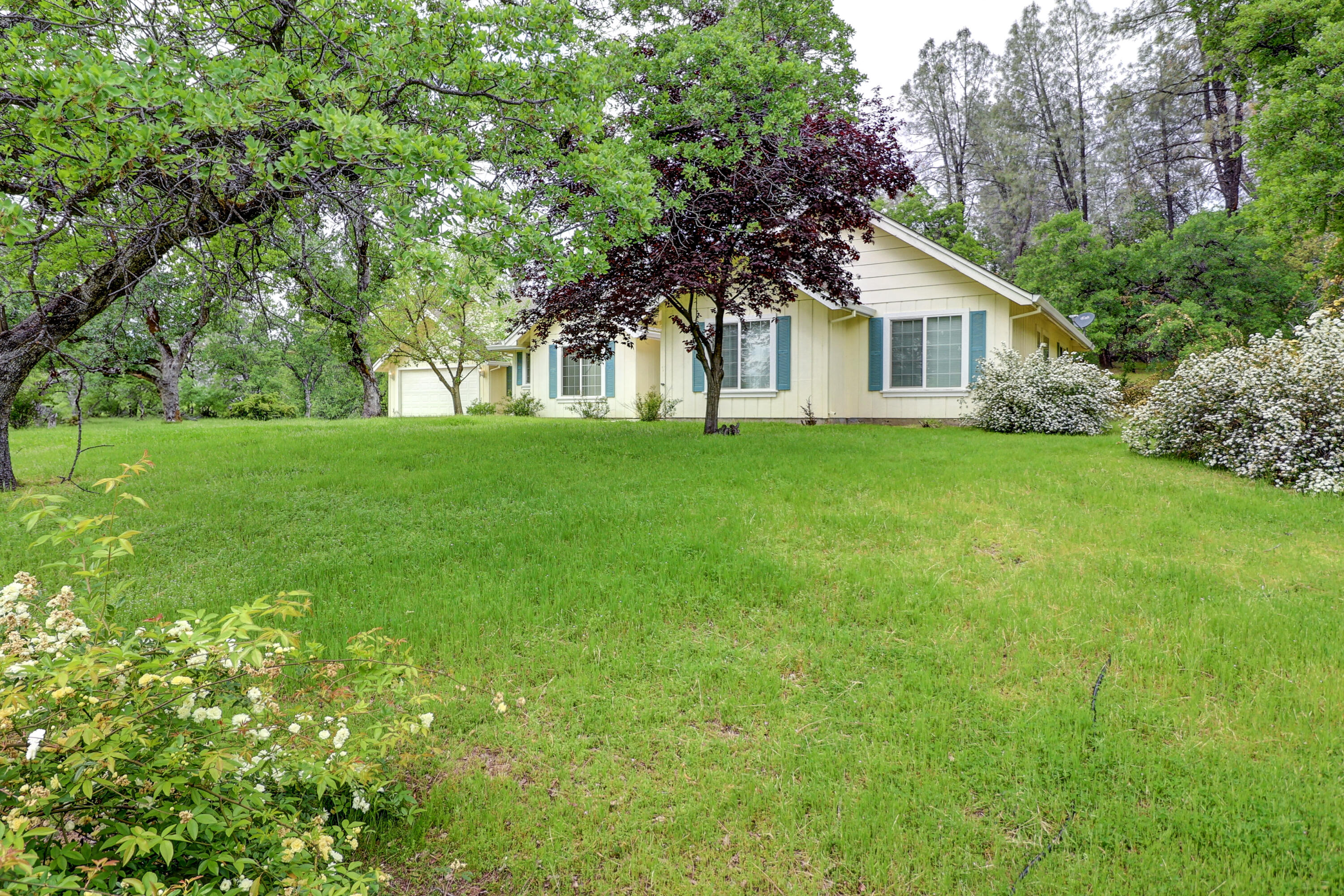 9400 Placer Road Redding, CA 96001 - Photo 40 of 52 a front view of a house with a garden