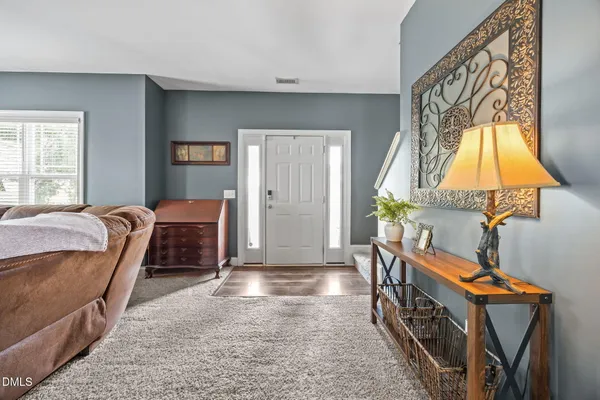 a front view of house