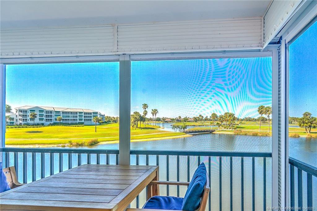 40 Northeast Plantation Road, Unit 203 Jensen Beach, FL 34957 - Photo 5 of 53 a view of ocean from a balcony