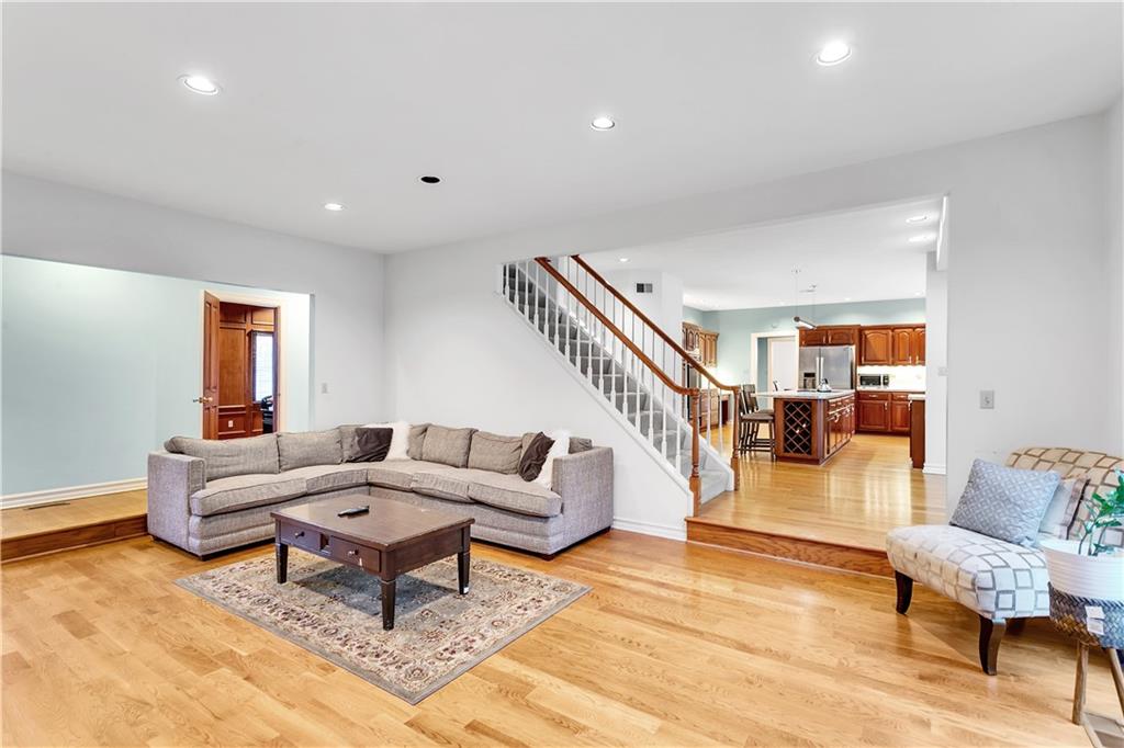 413 Windmere Drive Pittsburgh, PA 15238 - Photo 25 of 50 a living room with furniture and wooden floor