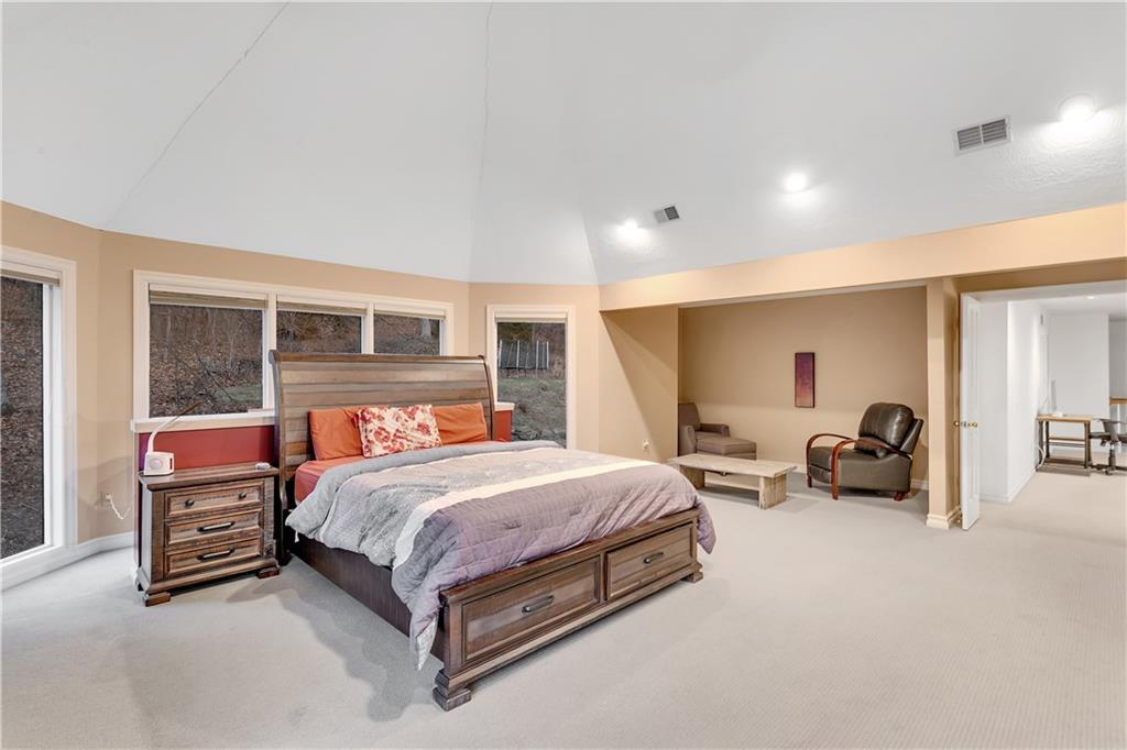 413 Windmere Drive Pittsburgh, PA 15238 - Photo 35 of 50 a bedroom with a bed and a couch