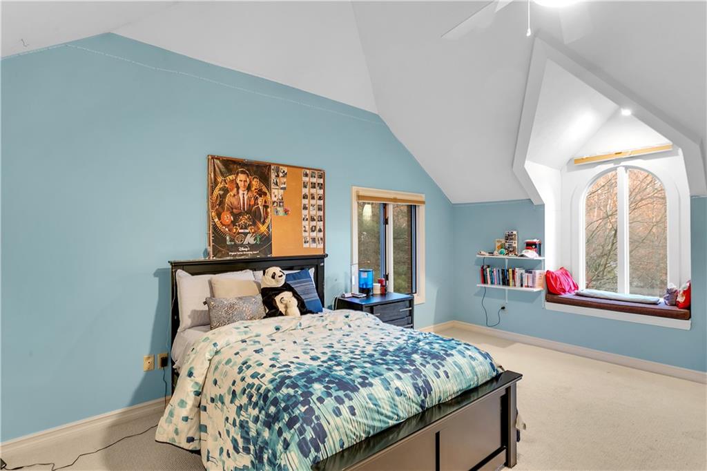 413 Windmere Drive Pittsburgh, PA 15238 - Photo 38 of 50 a bedroom with a large bed and a large window