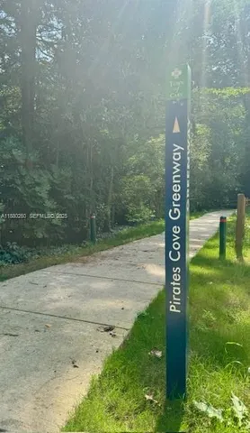 a view of a park with a yard