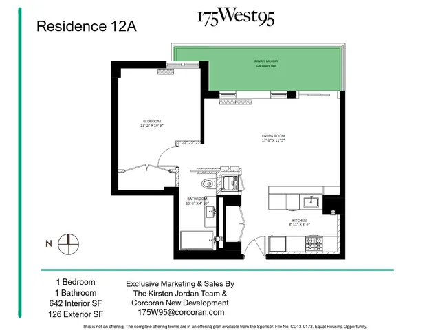 $1,065,000 | 175 West 95th Street, Unit 12A | Upper West Side
