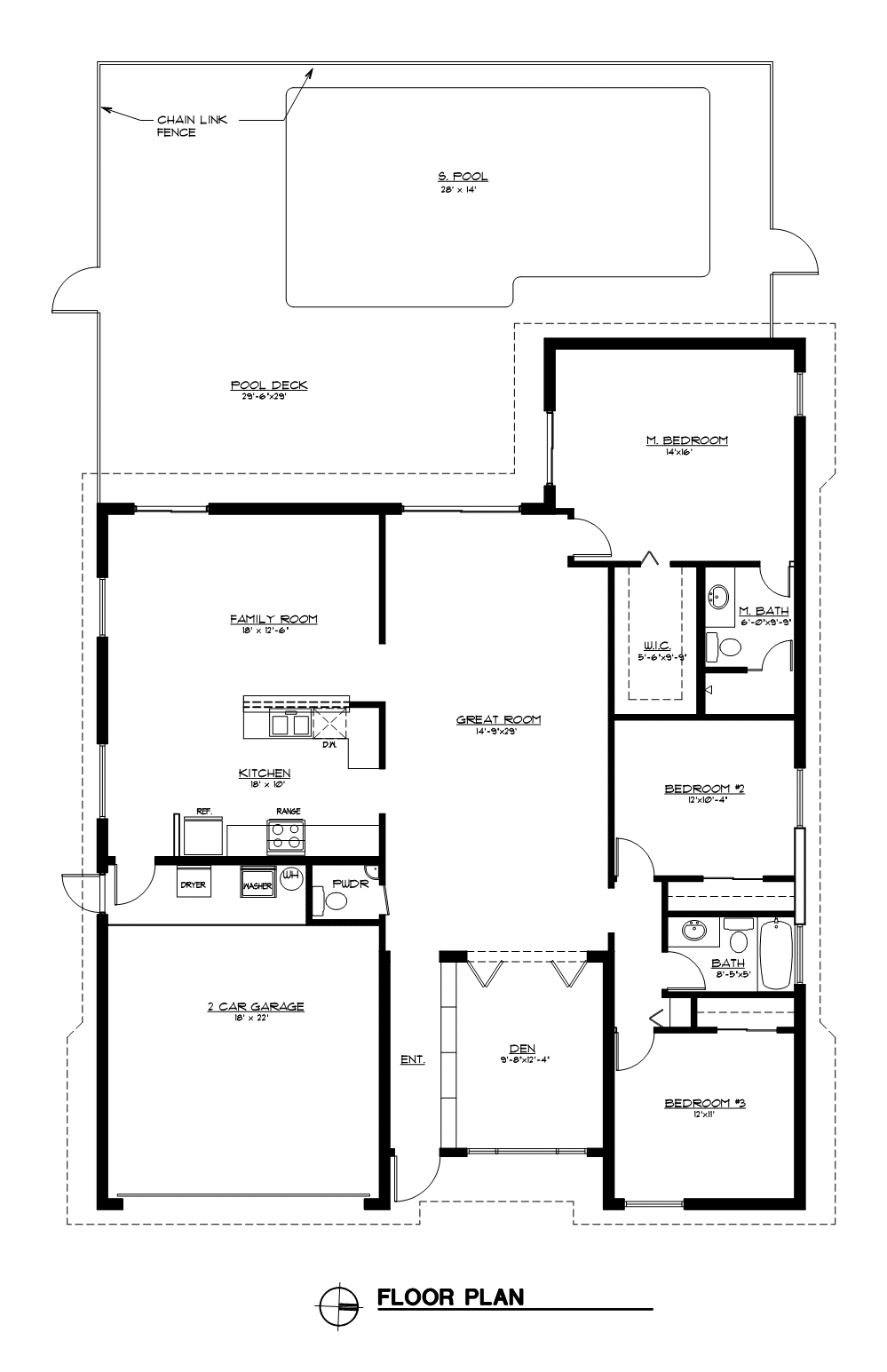 1541 Southwest 102nd Terrace Davie, FL 33324 - Photo 49 of 49 Floor Plan