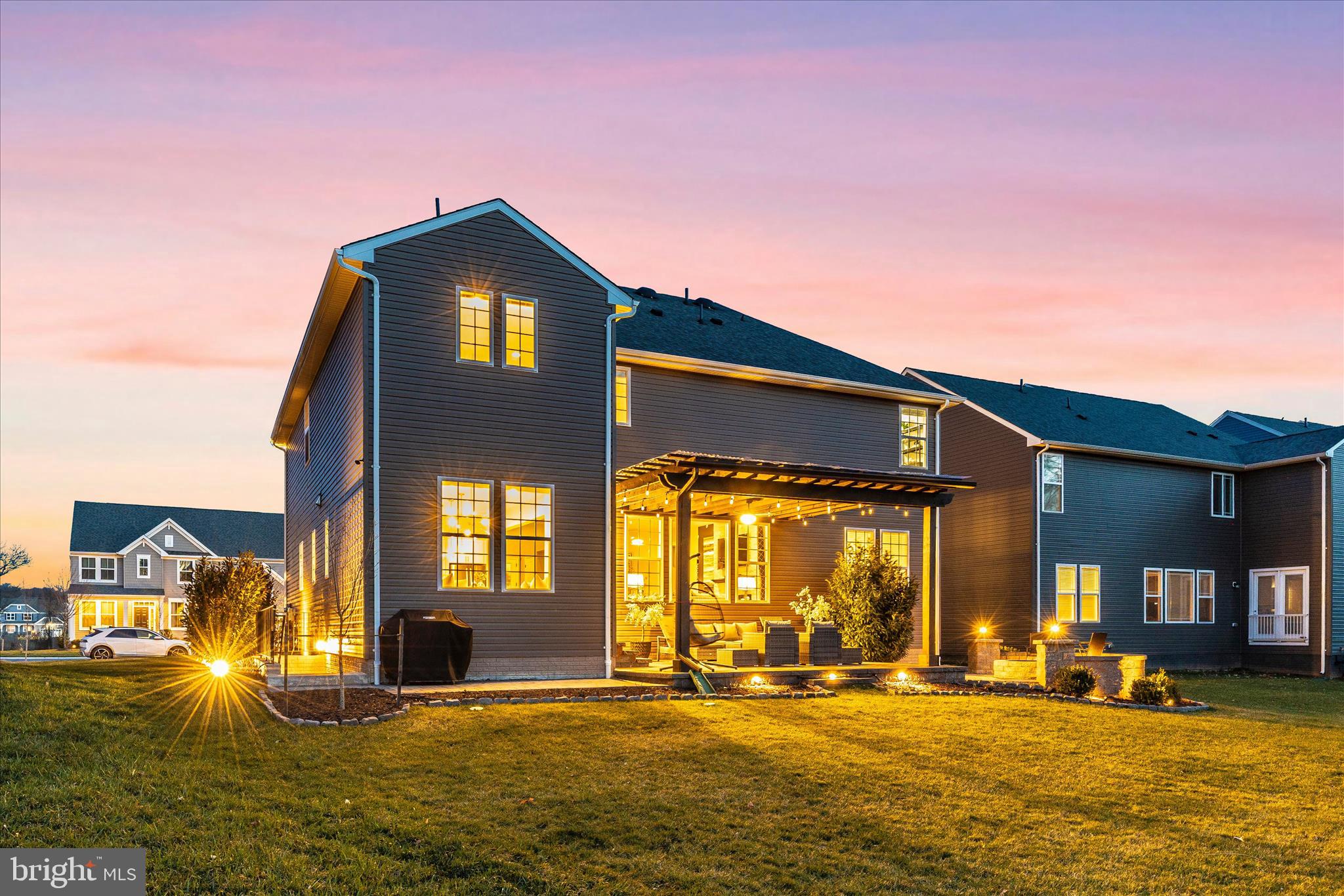 5704 Scott Ridge Place Frederick, MD 21704 - Photo 60 of 103 Exterior Back Twighlight