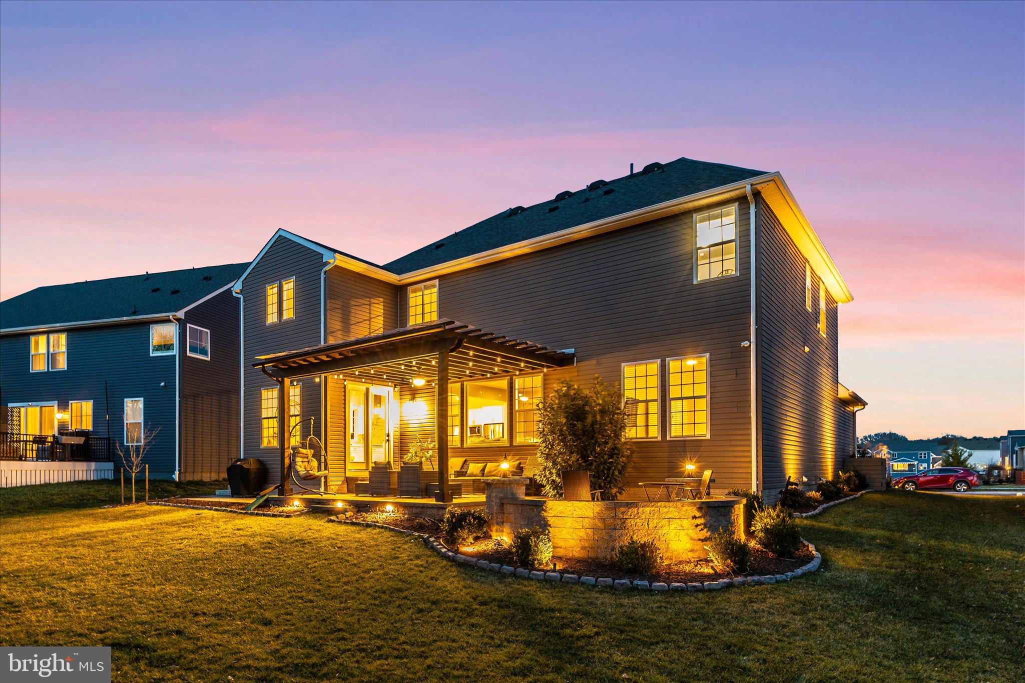 5704 Scott Ridge Place Frederick, MD 21704 - Photo 61 of 103 Exterior Back Twighlight