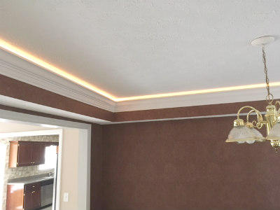 6364 Rim Crest Lane Harrison, TN 37341 - Photo 9 of 23 Back lighting in dining room