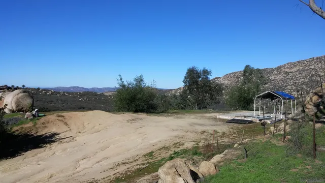 a view of a lake with a mountain