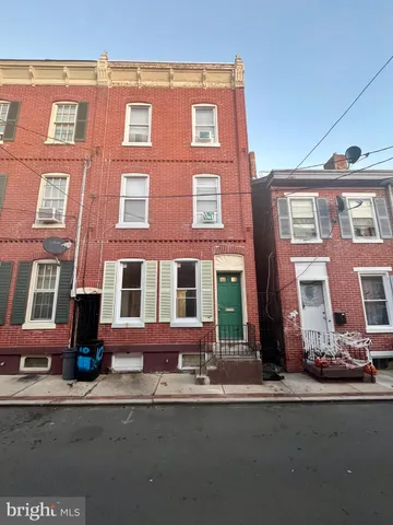 front view of a brick building