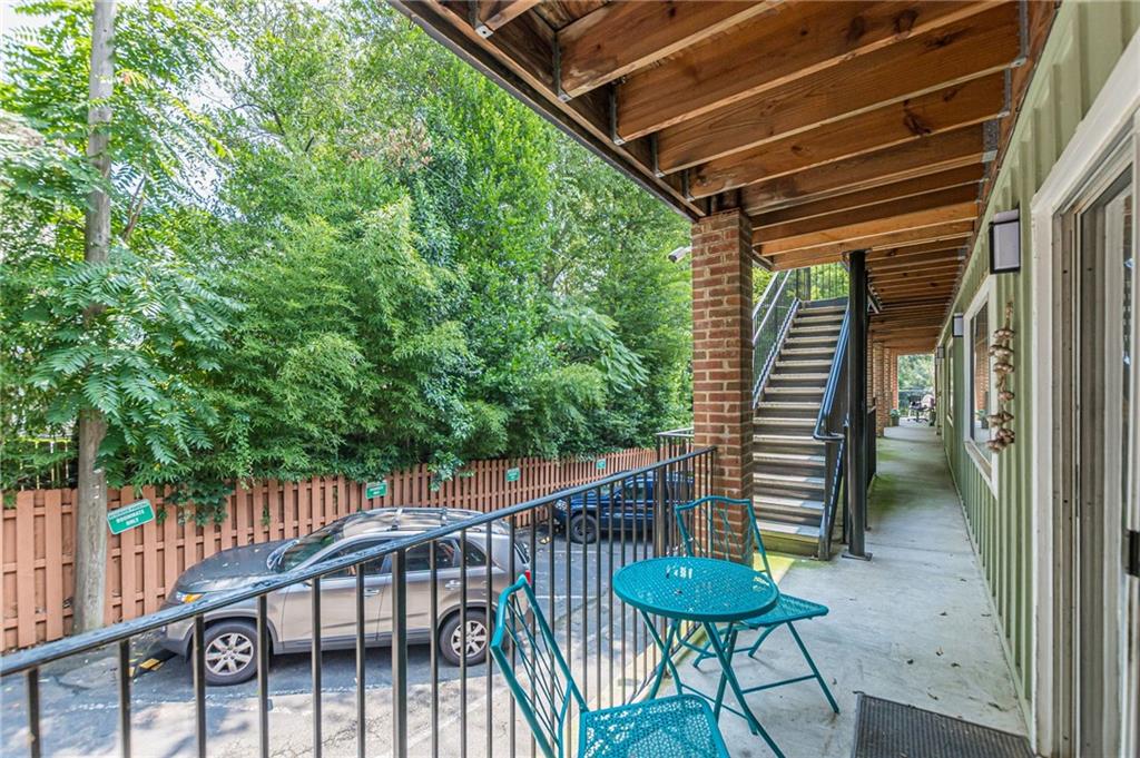 1705 Monroe Drive Northeast, Unit C05 Atlanta, GA 30324 - Photo 22 of 29 a porch with seating space