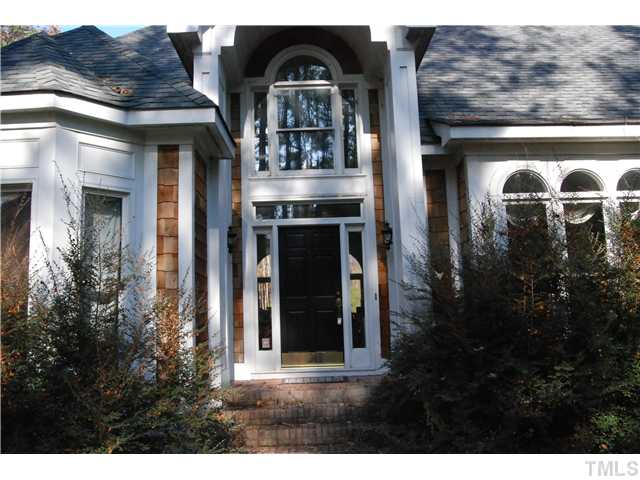 807 Neodak Road Apex, NC 27523 - Photo 4 of 12 Nice Front Entry with 2-Story Palladium Window & Front Door with Transom & Side Glass Panels.