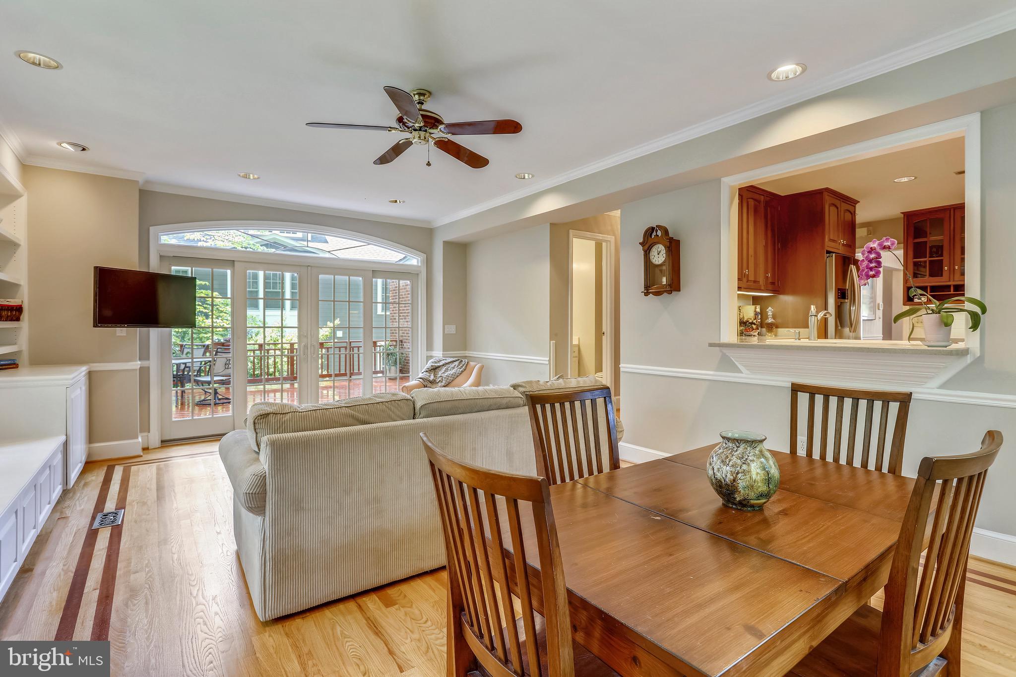 6308 Alcott Road Bethesda, MD 20817 - Photo 3 of 34 Great room w/ sliding French doors to lg. deck