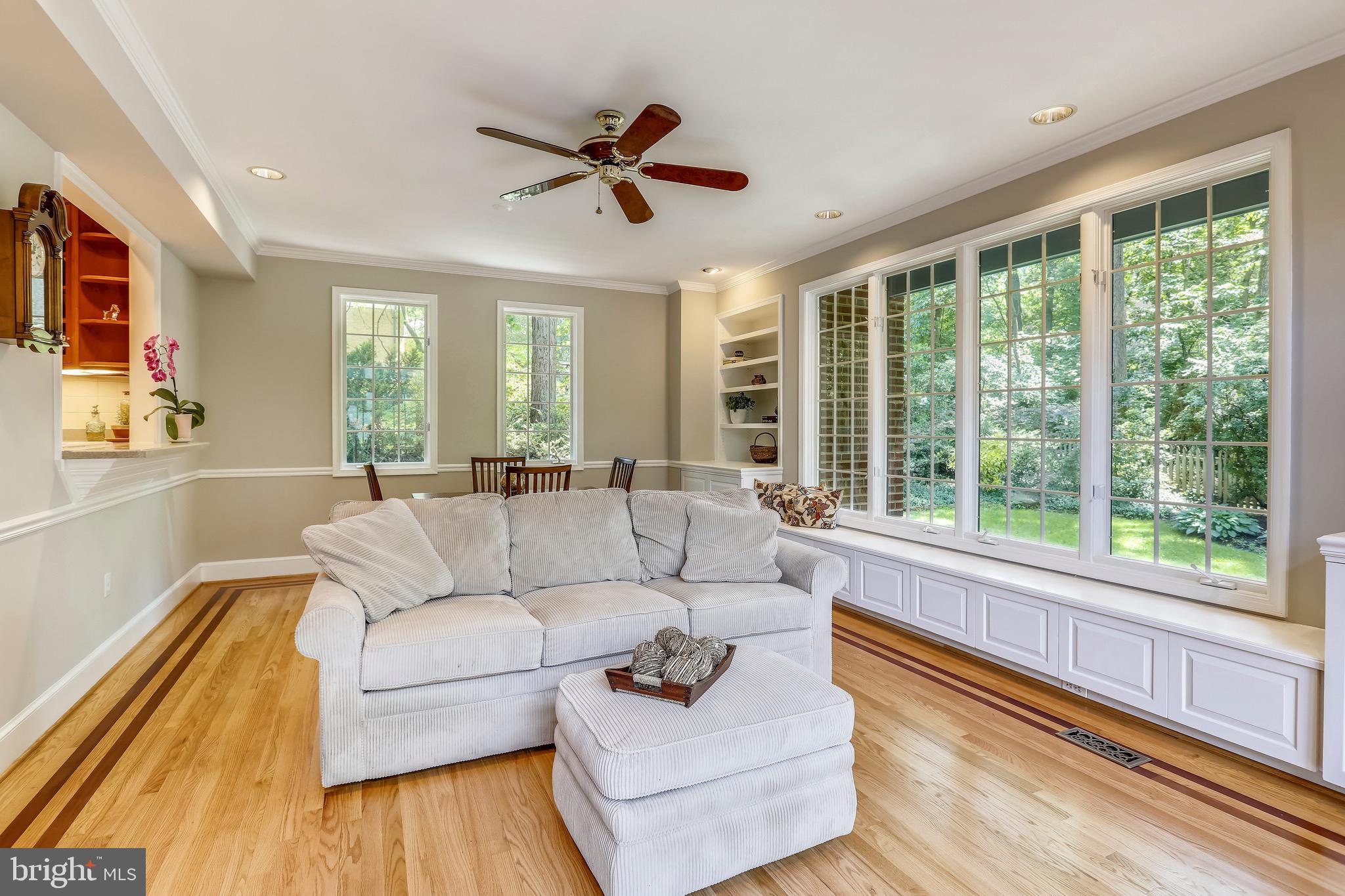 6308 Alcott Road Bethesda, MD 20817 - Photo 5 of 34 Great room w/beautiful wood floors & many windows