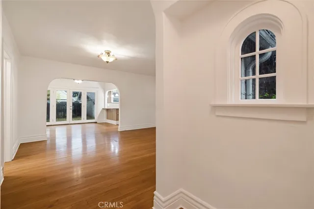 a view of livingroom with furniture and wooden floor