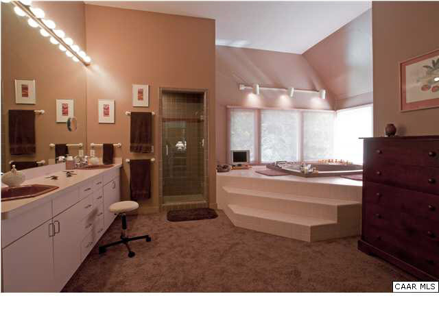 3280 Ridge Road Charlottesville, VA 22901 - Photo 20 of 30 a bathroom with a sink a mirror and a bathtub
