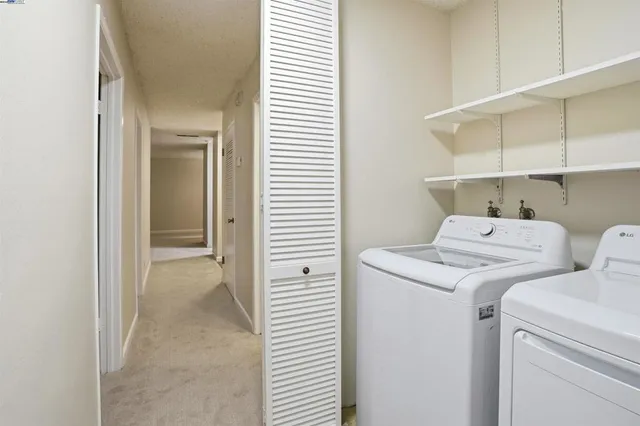 a backyard of a house with green landscape