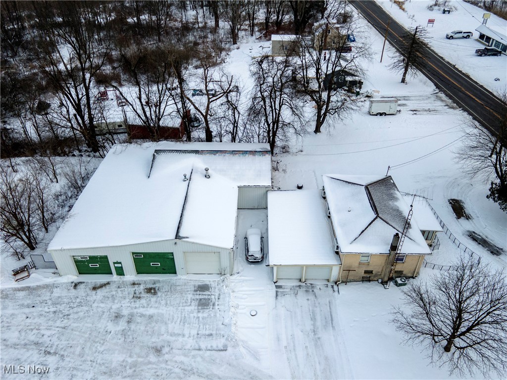 794 Benton Road Salem, OH 44460 - Photo 32 of 44 View of snowy aerial view