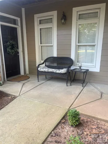 a view of a lake from a yard