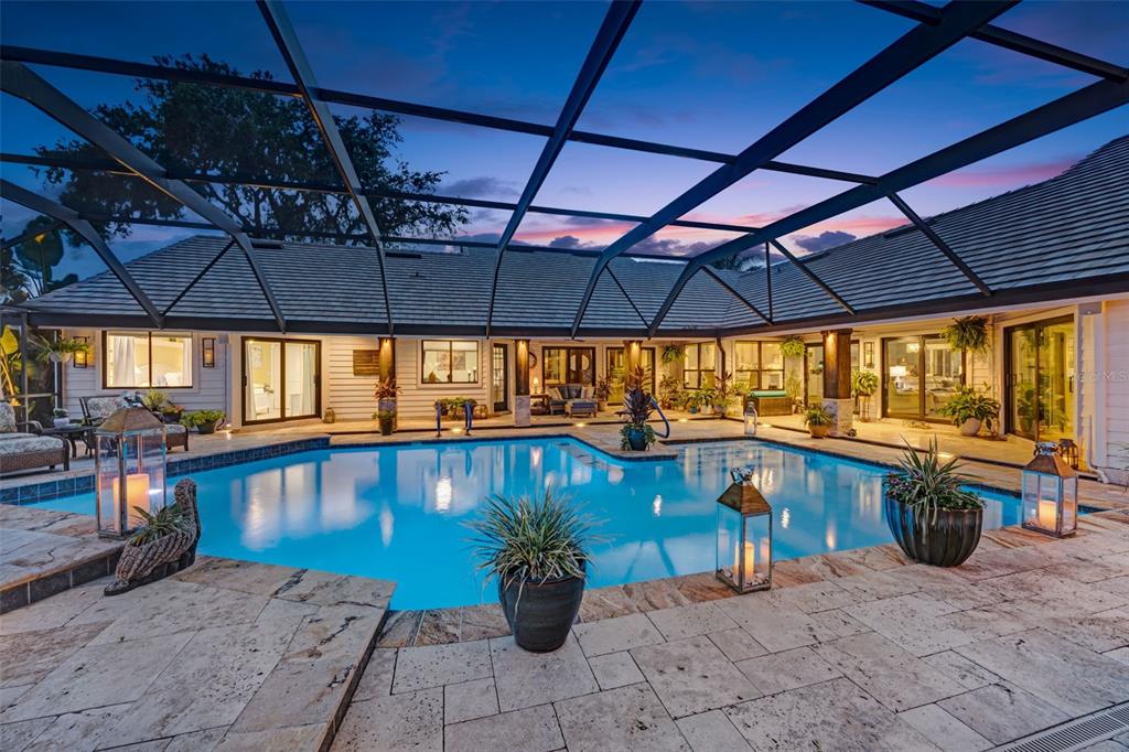 6605 Seabird Way Apollo Beach, FL 33572 - Photo 42 of 52 a view of swimming pool with outdoor seating