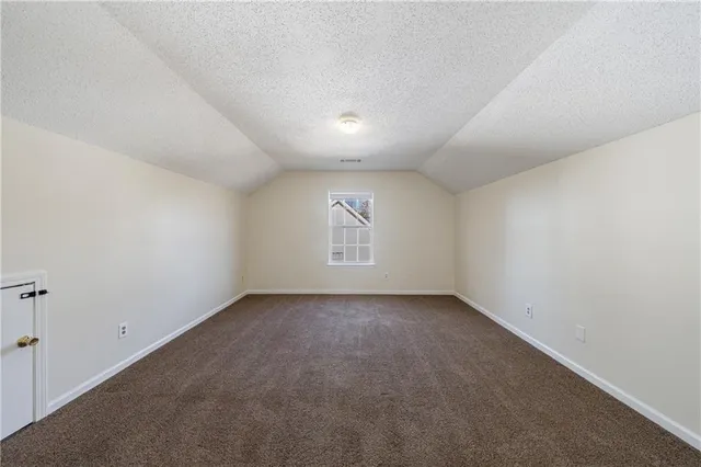 an empty room with an entryway