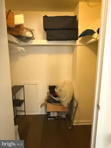 a room with storage and utility