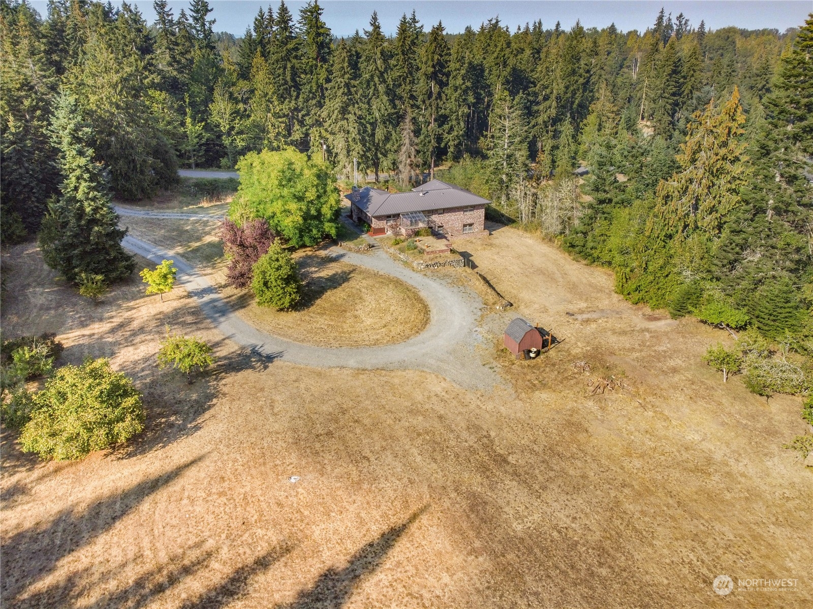 143 Senz Road Sequim, WA 98382 - Photo 38 of 40 a view of a backyard