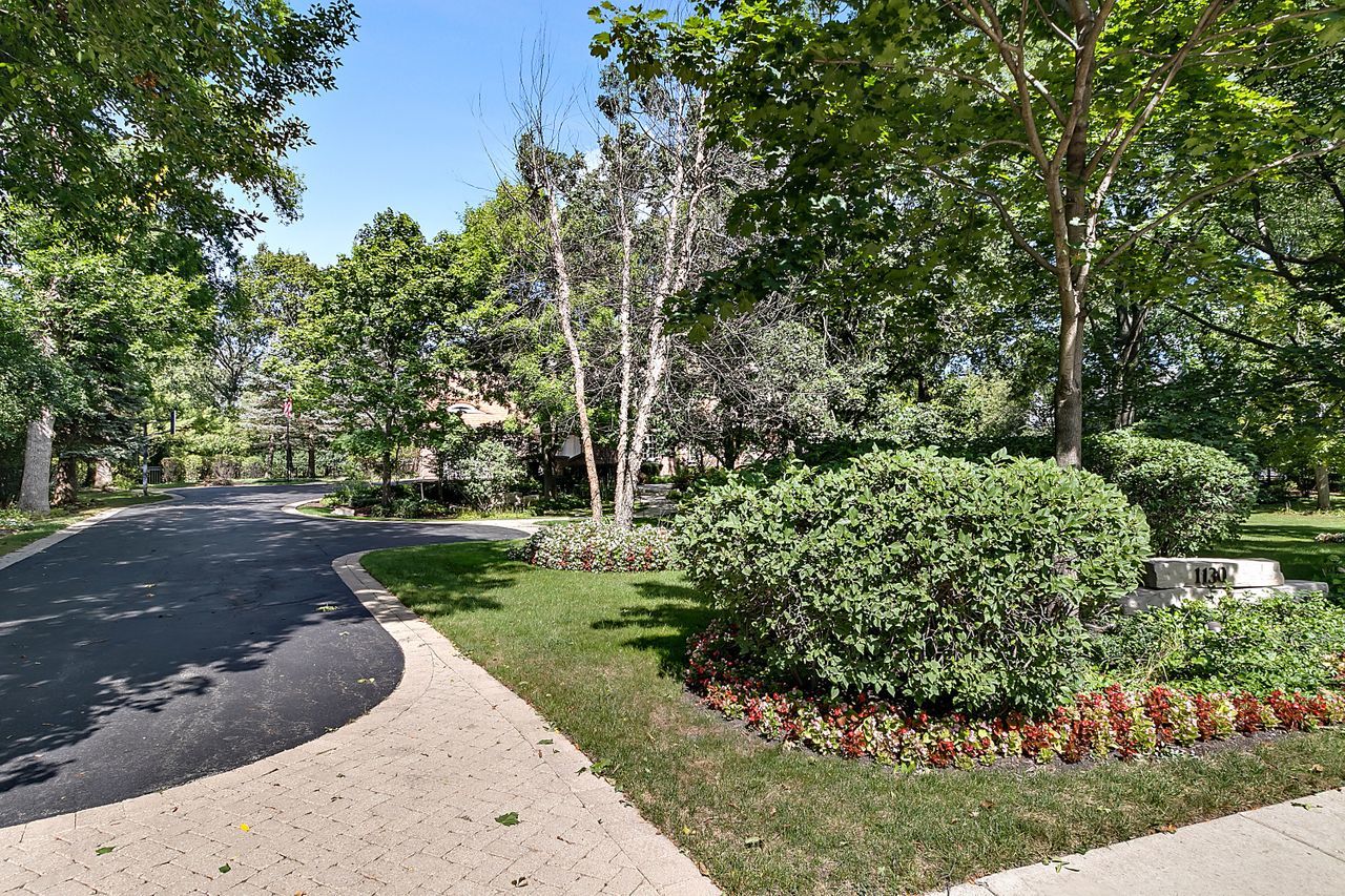1130 Glenview Road Glenview, IL 60025 - Photo 4 of 66 a view of a garden with a tree in the background