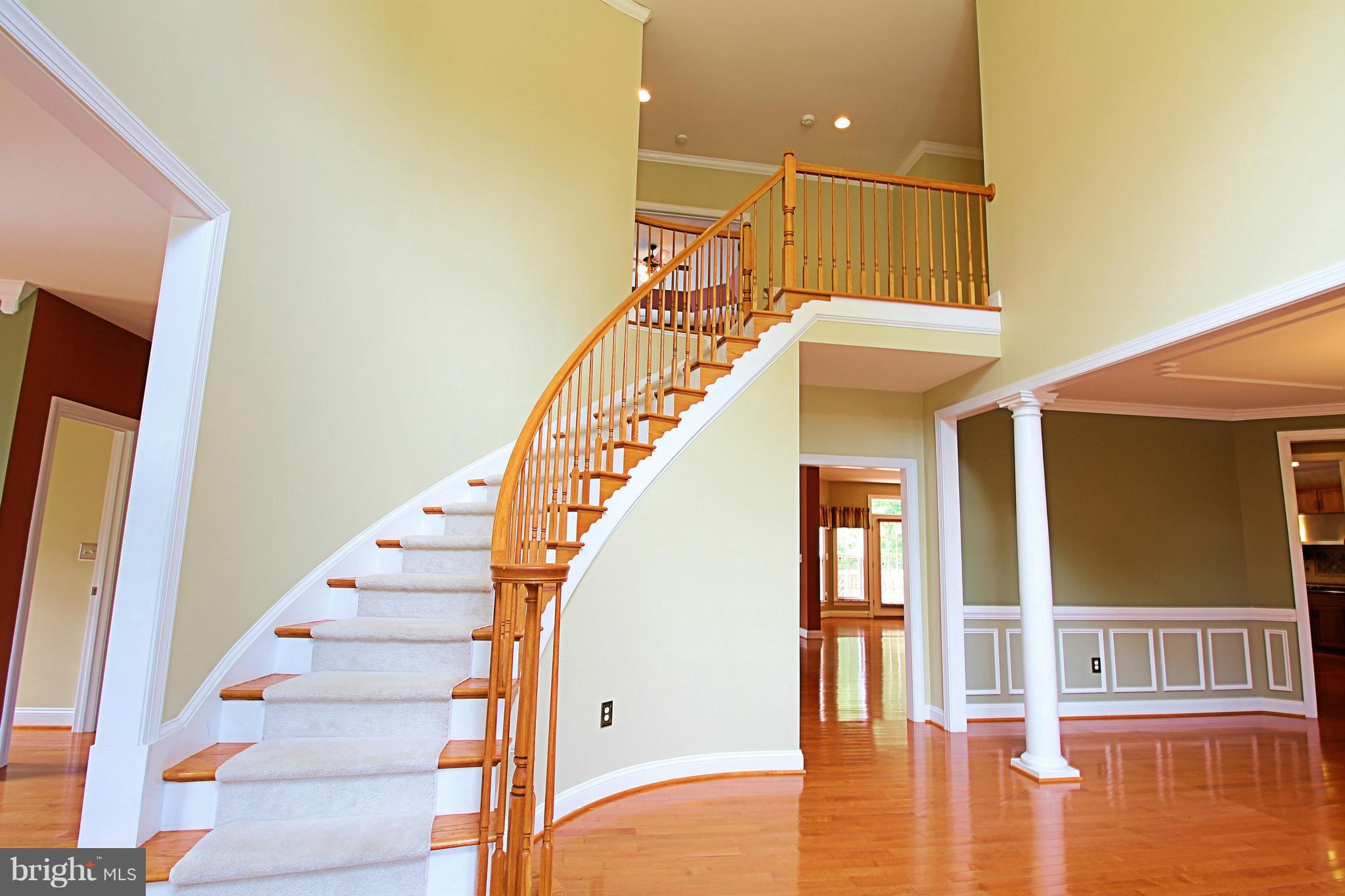 68 Willow Ridge Court Fredericksburg, VA 22406 - Photo 7 of 30 a view of entryway and hall with wooden floor
