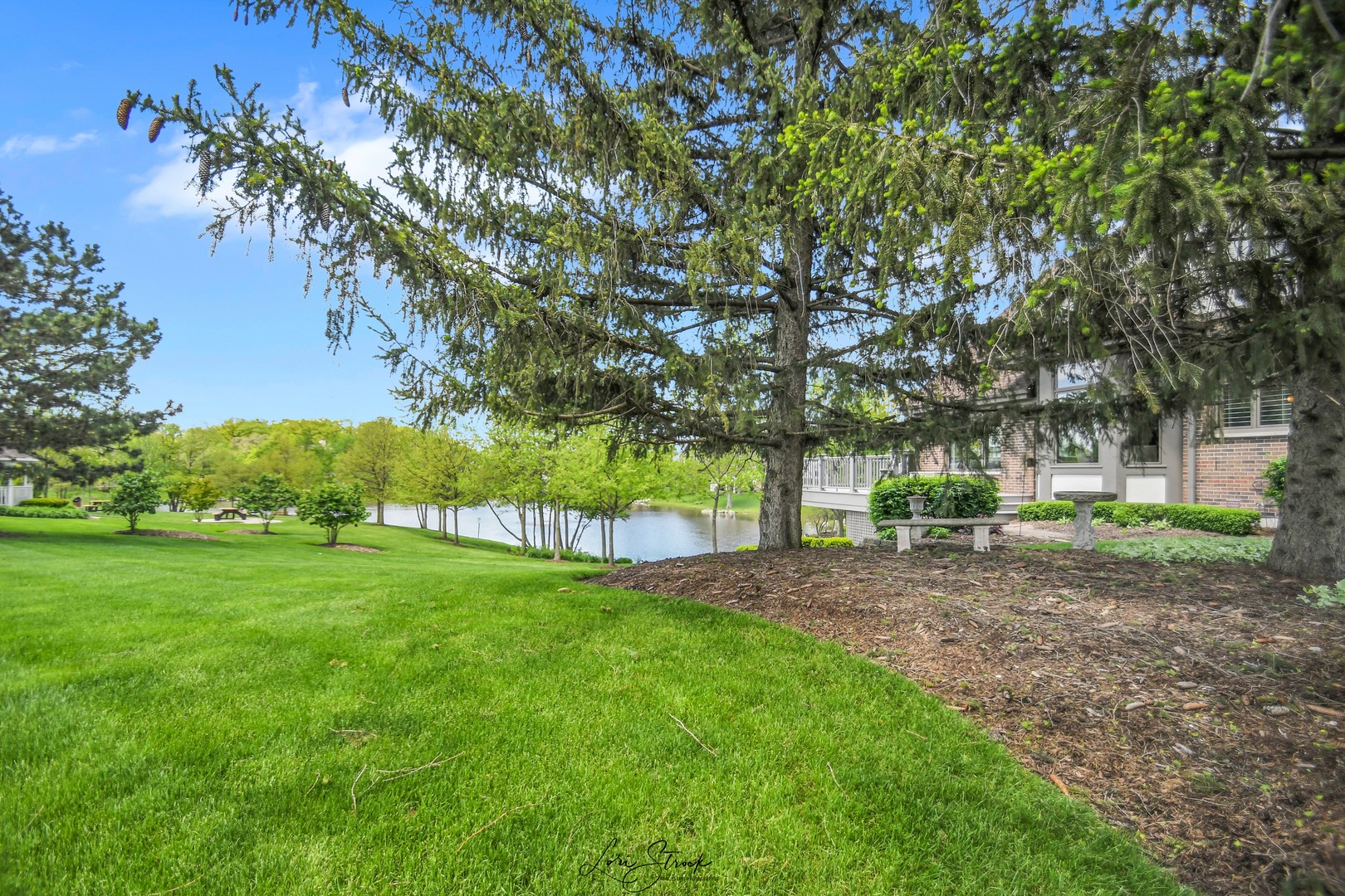 14406 Lake Ridge Road Orland Park, IL 60462 - Photo 31 of 35 a view of a yard with plants and trees