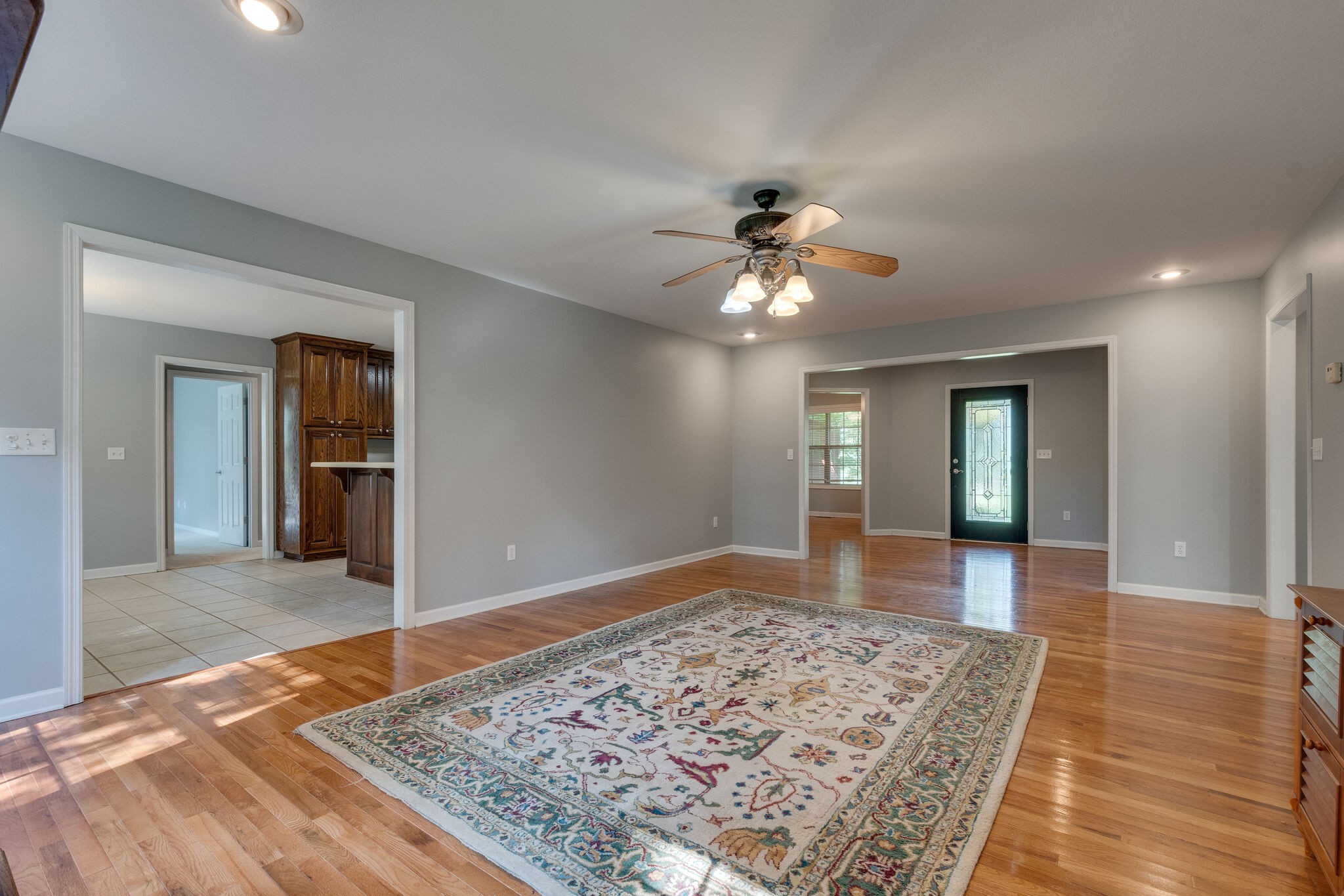 79 Jeans Road Fayetteville, TN 37334 - Photo 12 of 31 wooden floor in an empty room with a bathroom