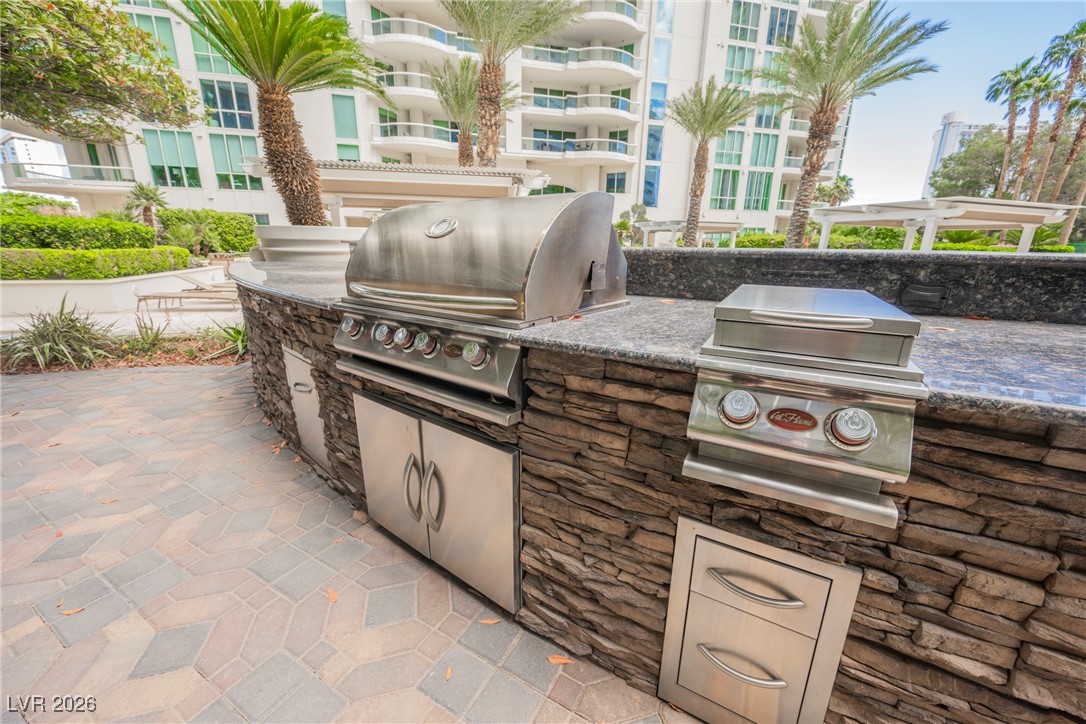 2877 Paradise Road, Unit 1604 Las Vegas, NV 89109 - Photo 37 of 47 View of patio / terrace with area for grilling