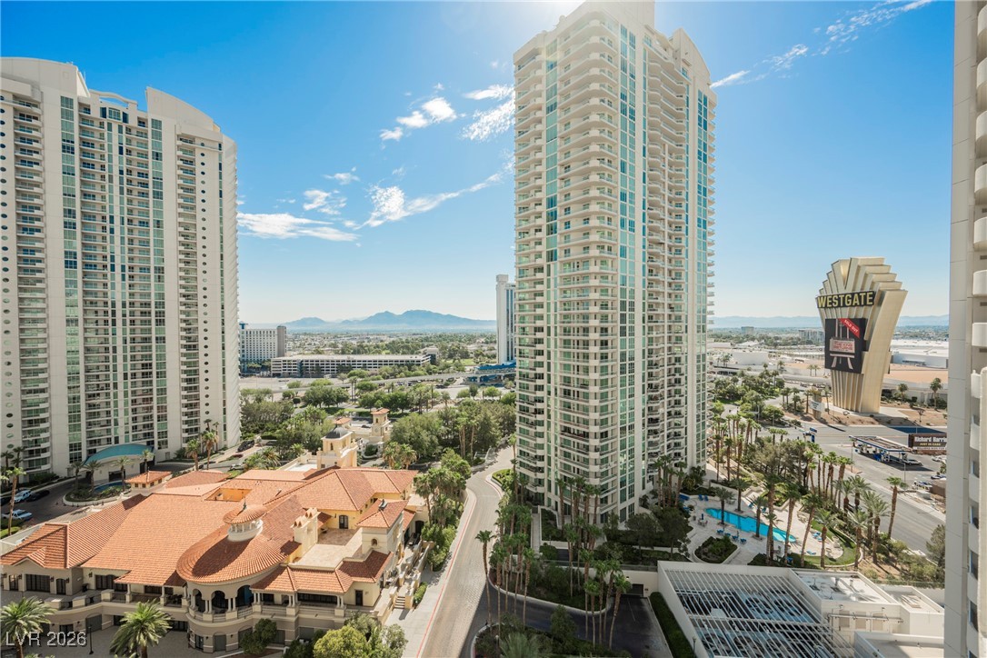 2877 Paradise Road, Unit 1604 Las Vegas, NV 89109 - Photo 43 of 47 City view featuring mountains