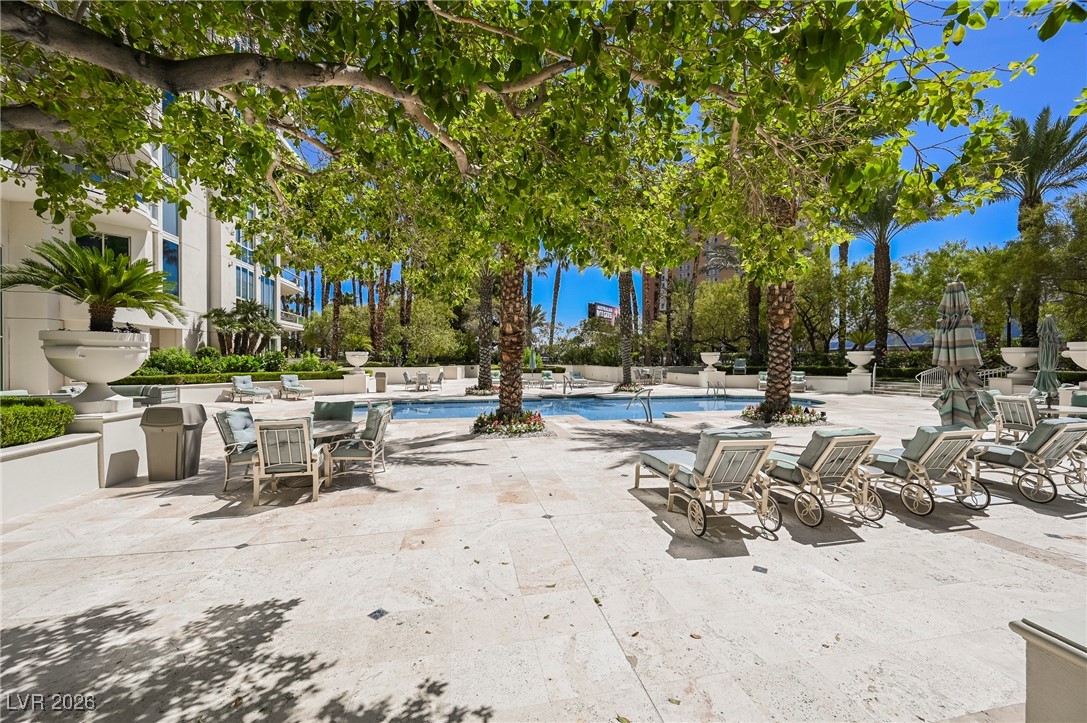 2877 Paradise Road, Unit 1604 Las Vegas, NV 89109 - Photo 45 of 47 Community pool with a patio