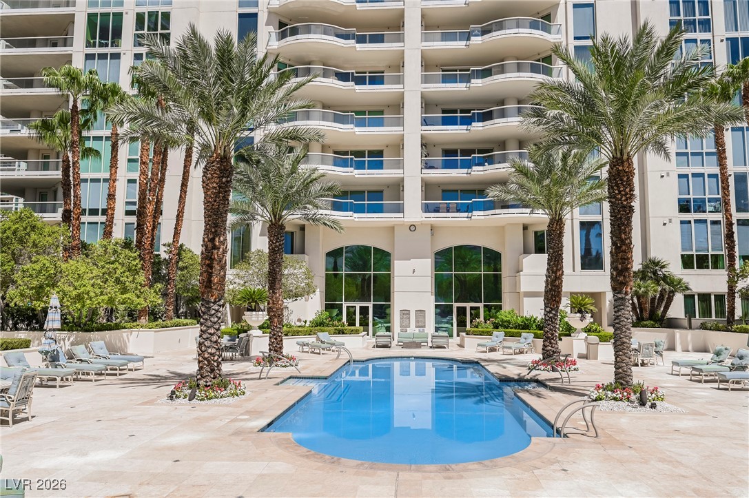 2877 Paradise Road, Unit 1604 Las Vegas, NV 89109 - Photo 47 of 47 Community pool featuring a patio