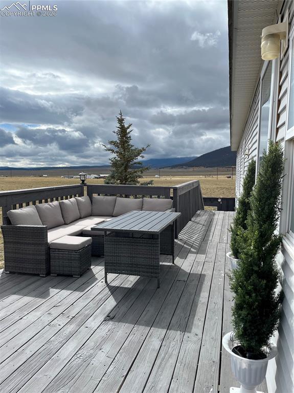 136 Black Knat Road Fairplay, CO 80440 - Photo 33 of 38 a view of roof deck with seating space