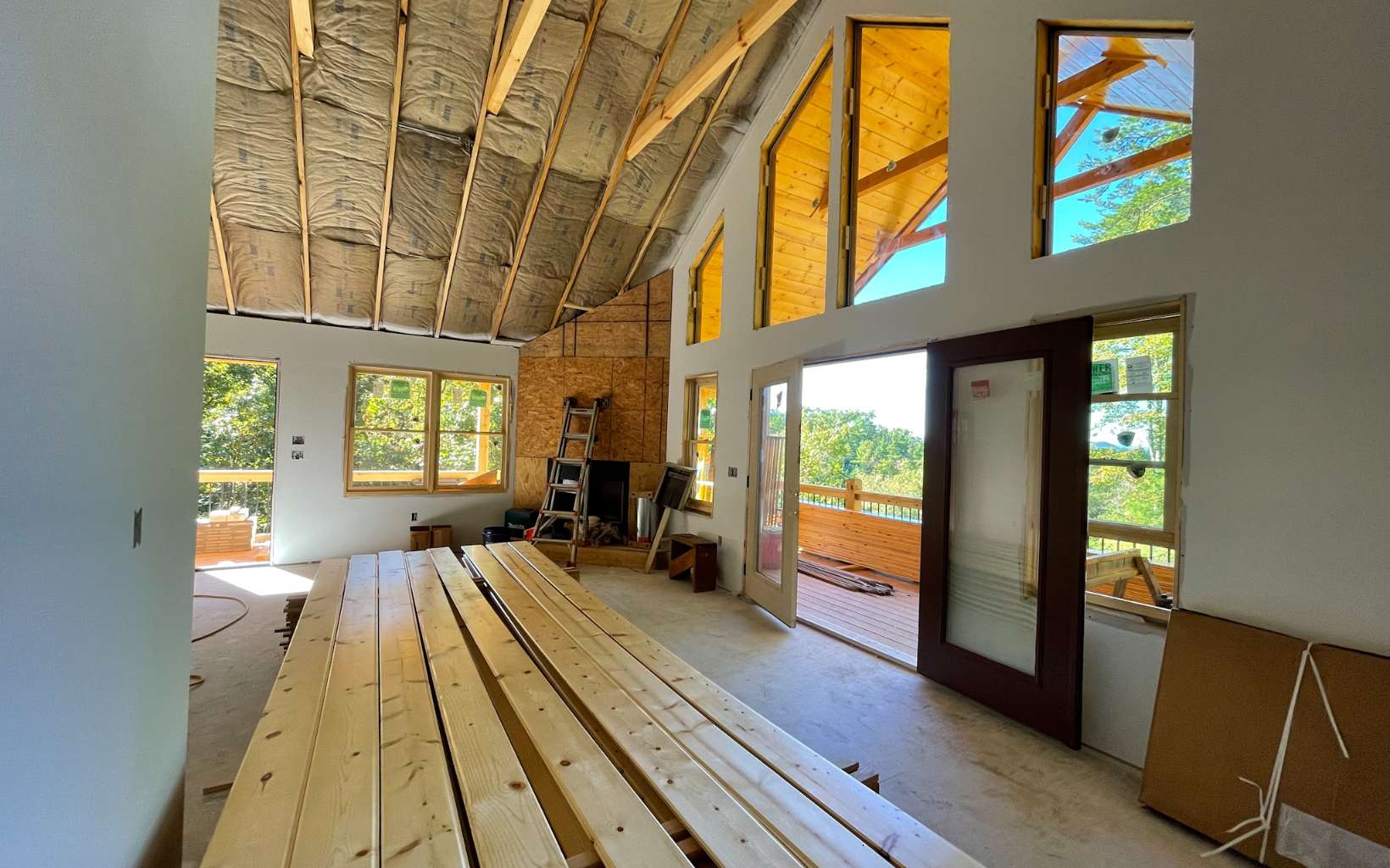 1281 Ranger Road Murphy, NC 28906 - Photo 17 of 23 a view of a living room with a large window