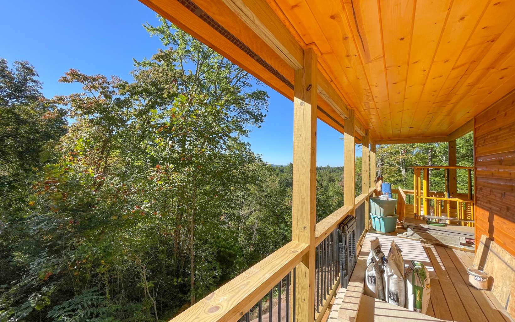 1281 Ranger Road Murphy, NC 28906 - Photo 22 of 23 a view of a balcony with chairs